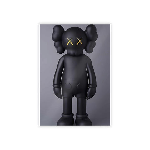 Contemporary Gloss Poster - Black Character Art for Modern Decor