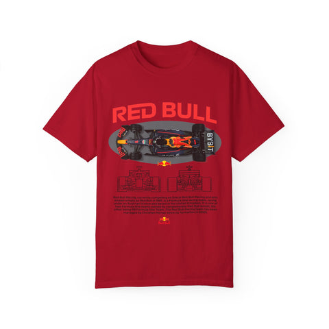 Unisex Red Bull Racing T-Shirt - Sporty Graphic Tee for Fans