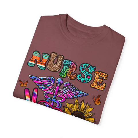 Colorful Nurse Graphic T-Shirt – Perfect for Healthcare Heroes
