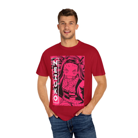 Nezuko Anime T-Shirt - Unisex Garment-Dyed Tee