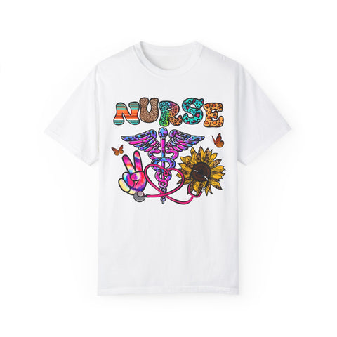Colorful Nurse Graphic T-Shirt – Perfect for Healthcare Heroes