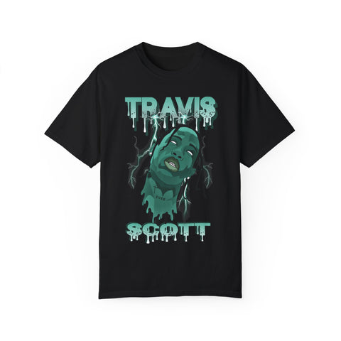 Unisex Travis Scott Dripping Graphic T-Shirt - Hip Hop Streetwear