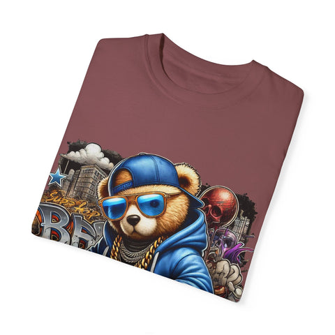 Street Art Bear Graphic T-Shirt - Cool Unisex Tee for Trendsetters