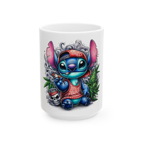 Whimsical Anime-Inspired Ceramic Mug - Perfect for Coffee Lovers & Collectors