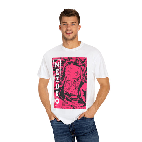 Nezuko Anime T-Shirt - Unisex Garment-Dyed Tee