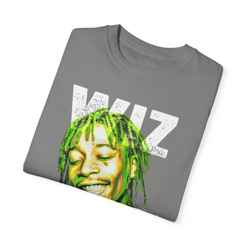 Unisex Garment-Dyed T-Shirt - Celebrate Wiz Khalifa's Legacy - Vibrant Graphic Tee
