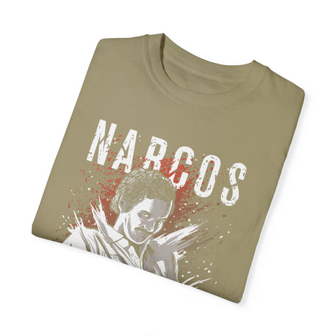 Narcos-Themed Unisex Garment-Dyed T-Shirt for Fans