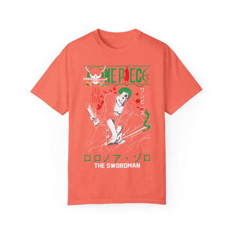 One Piece Swordman Unisex Garment-Dyed T-Shirt