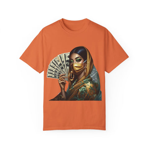 Stylish Woman with Money Graphic Unisex T-Shirt - Trendy Fashion Tee for Everyday Wear