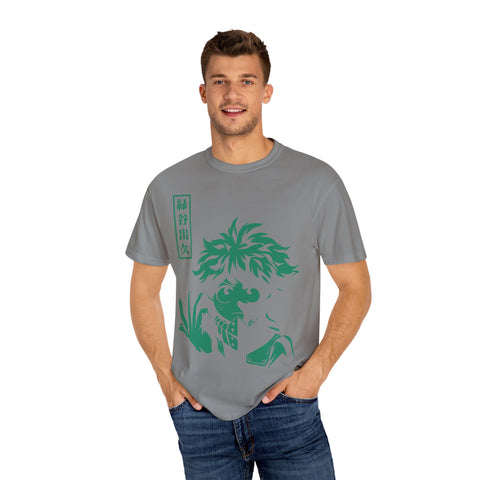 Anime-Inspired Unisex T-Shirt - Hand-Drawn Green Character Design