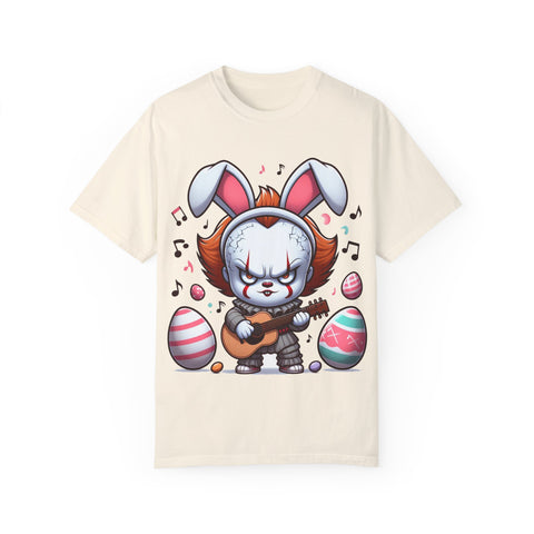 Easter Bunny Rock Star T-Shirt - Unisex Garment-Dyed Tee