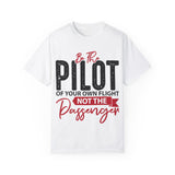 Inspirational Pilot T-Shirt for Dreamers | Unisex Garment-Dyed Tee