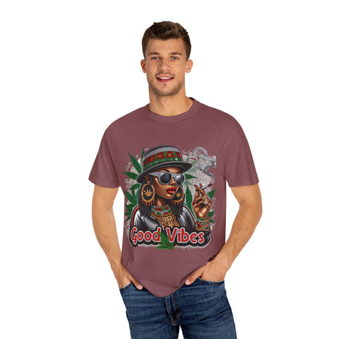 Cool Good Vibes Unisex Garment-Dyed T-shirt