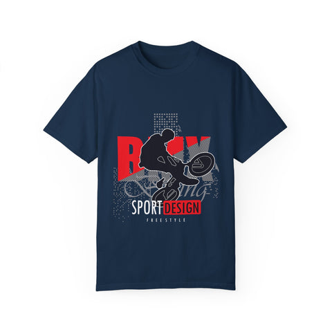 Freestyle BMX Unisex Garment-Dyed T-shirt