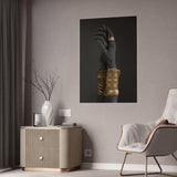 Elegant Gloss Poster - Stylish Hand with Bracelets Wall Art