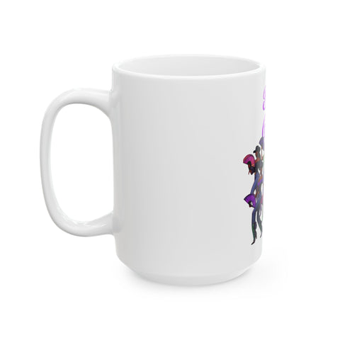 Empowered Women Ceramic Mug - Stylish 11oz & 15oz Coffee Cup