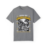Chill Out Groove & Relax Unisex Garment-Dyed T-Shirt | Vintage Hippie Style