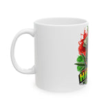 High AF Ceramic Mug - 11oz & 15oz | Unique Cannabis Design for Smokers & Chill Vibes