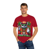 Good Vibes Panda T-Shirt - Unisex Garment-Dyed Tee for Chill Days