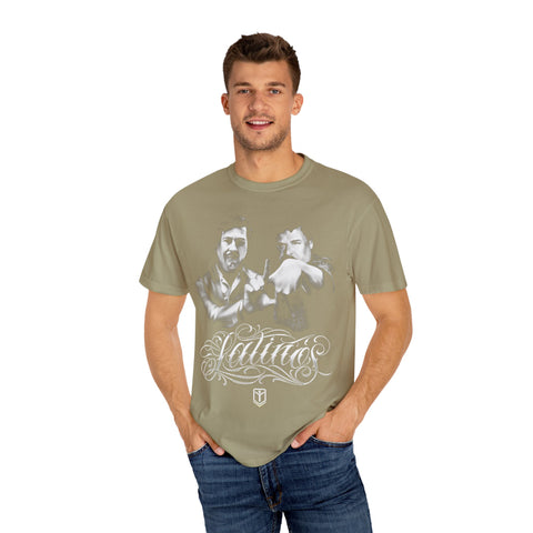 Unisex Garment-Dyed T-Shirt - Vintage Latino Graphic Tee