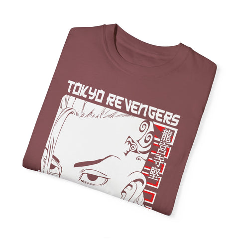 Tokyo Revengers Unisex Garment-Dyed T-Shirt - Trendy Anime Streetwear