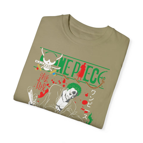 One Piece Swordman Unisex Garment-Dyed T-Shirt