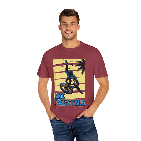Unisex Bike Freestyle T-Shirt - Casual Graphic Tee for Cyclists