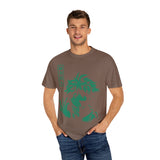 Anime-Inspired Unisex T-Shirt - Hand-Drawn Green Character Design
