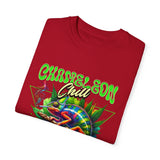 Chameleon Chill Unisex Garment-Dyed T-Shirt - Vibrant Graphic Tee for Nature Lovers