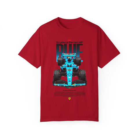 Speedster Unisex Garment-Dyed T-Shirt - Scuderia Ferrari HP Racing Design