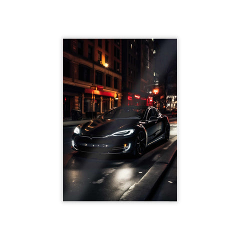 Sleek Car Gloss Poster - Modern Wall Art for Auto Enthusiasts