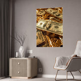 Luxury Money Gloss Poster - Wall Art for Home & Office Decor