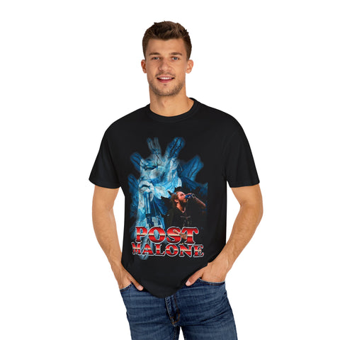 Post Malone Unisex Garment-Dyed T-Shirt - Trendy Music Apparel