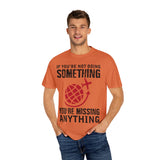 Adventure Awaits Unisex Garment-Dyed T-Shirt | Travel Quote Tee