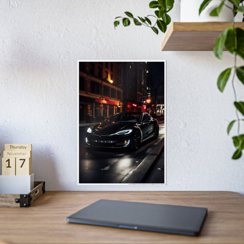 Sleek Car Gloss Poster - Modern Wall Art for Auto Enthusiasts
