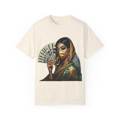 Stylish Woman with Money Graphic Unisex T-Shirt - Trendy Fashion Tee for Everyday Wear
