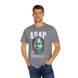 Unisex Garment-Dyed T-Shirt - Vibrant ASAP Graphic Tee
