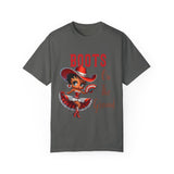 Boots On The Ground Unisex Garment-Dyed T-Shirt - Fun Western Style Tee for Festival Season