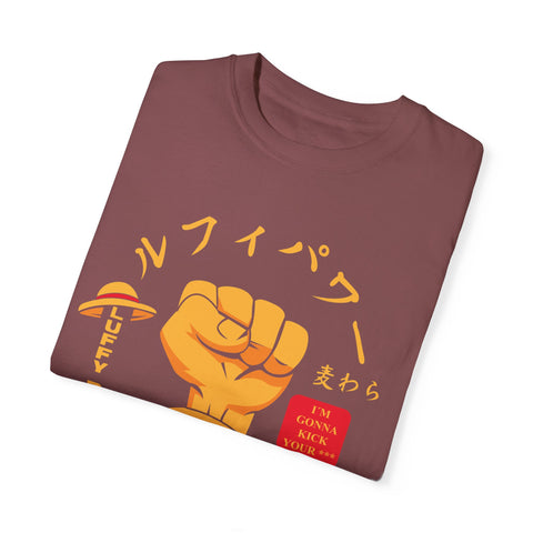 Unisex Luffy Power Graphic T-Shirt - King of Pirates Design