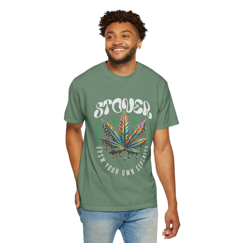 Unisex Garment-Dyed T-Shirt - "Grow Your Own Serenity"