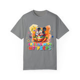 Chilling With My Peeps Unisex Garment-Dyed T-shirt | Fun Easter Graphic Tee