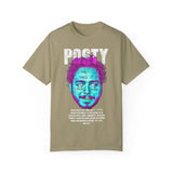 Posty Unisex Garment-Dyed T-shirt | Vibrant Vintage Style Tee for Music Lovers
