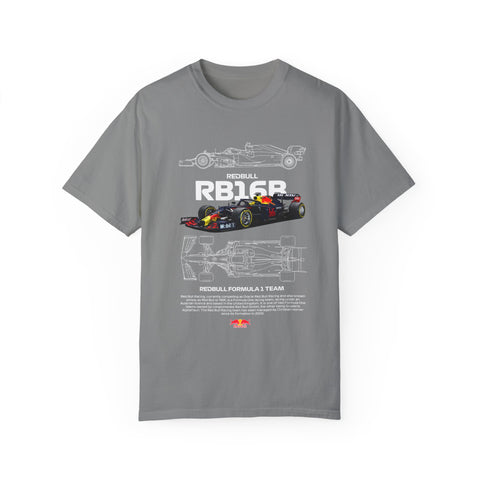 Red Bull Formula 1 RB16B Unisex T-Shirt - Garment-Dyed Racing Tee