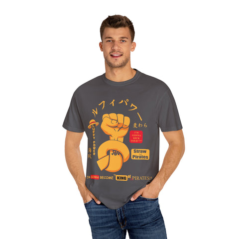 Unisex Luffy Power Graphic T-Shirt - King of Pirates Design