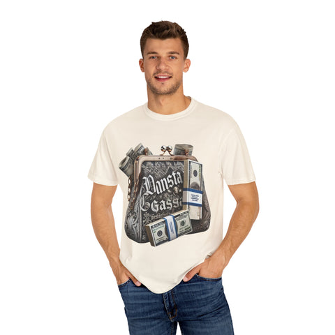Gangsta Money Bag T-Shirt - Unisex Garment-Dyed Tee