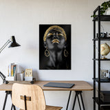 Elegant Black & Gold Wall Art Poster - Inspirational Home Decor