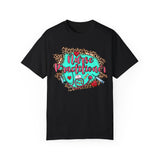 Norse Practitioner T-Shirt - Unisex Garment-Dyed Tee with Leopard Print Design