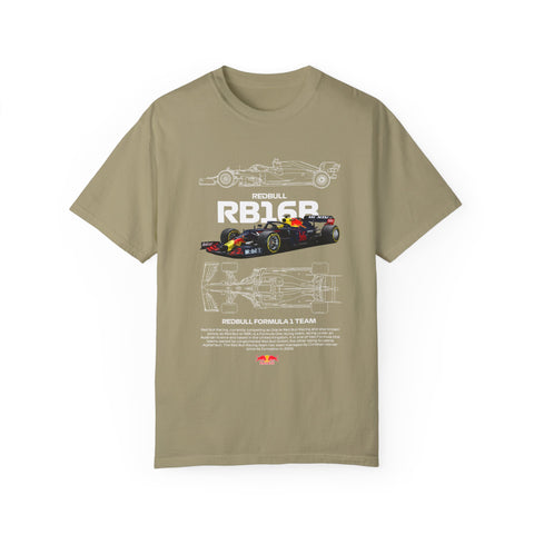 Red Bull Formula 1 RB16B Unisex T-Shirt - Garment-Dyed Racing Tee