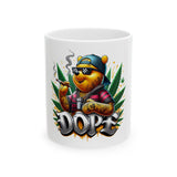 Dope Vibe Ceramic Mug - 11oz & 15oz, Perfect for Coffee Lovers & Cannabis Enthusiasts