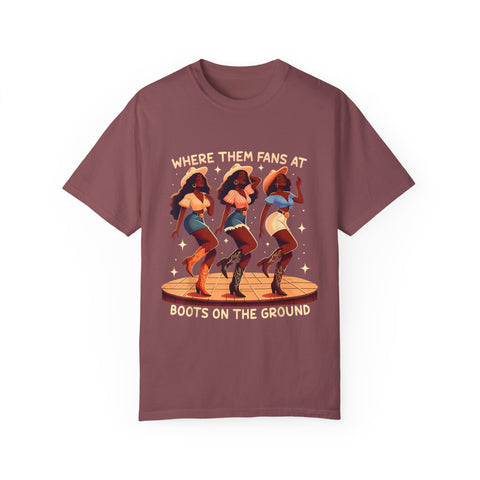 Women Empowerment Graphic T-Shirt - "Where Them Fans At"